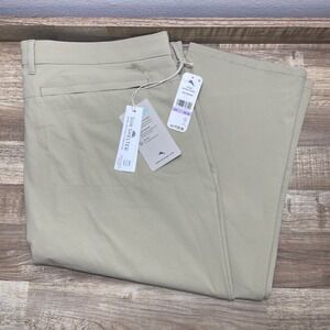 Tommy Bahama Chip Shot 5 Pocket Performance Chino Pants Men 38x30 Khaki UPF New1